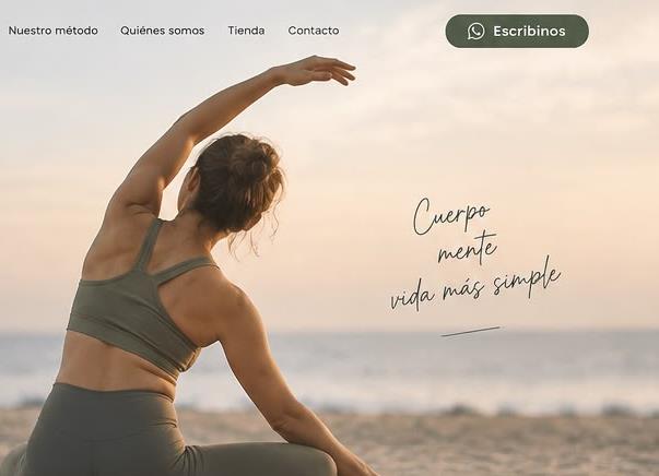 Práctica de yoga al atardecer en las playas de Necochea - Vibra